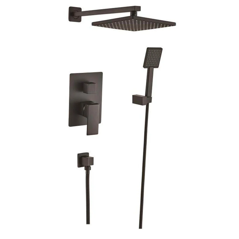 LL9012K Concealed shower Mixer Black Finished