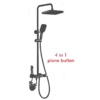 8017K Shower Set – Modern Finish With 4 in 1, piano button