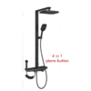 8034K Shower Set – 4-in-1 Piano Button Control