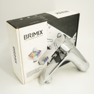 Brimix Basin Mixer – Chrome Finish (Hot & Cold Water)